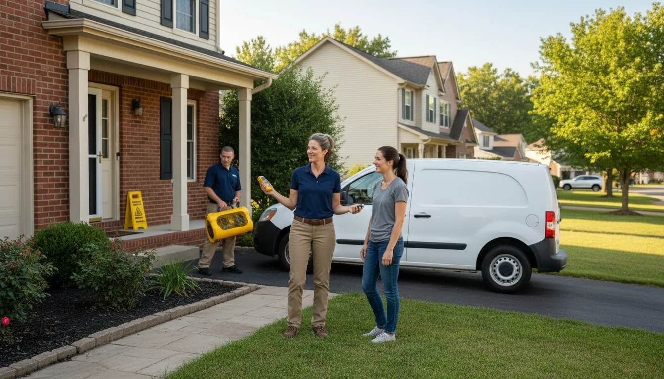 Water restoration image for Fire And Smoke Damage Restoration in Leslie, MO